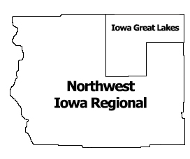 Region 1 NW Iowa Regional Map